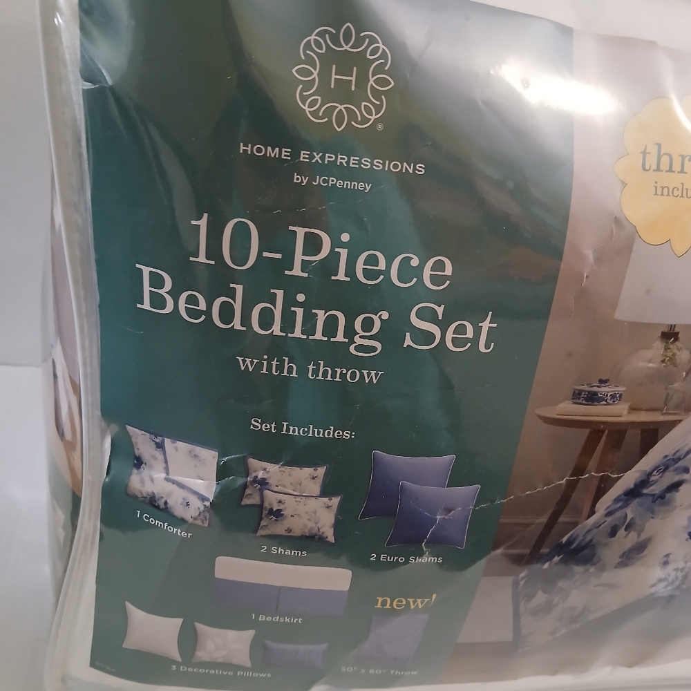 HOME EXPRESSIONS 10 PIECE BEDDING - Picture 14 of 16